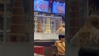 Melt n Dip trip #foodie #crepes #sweettooth #chocolate #chocolatefountain #vlog