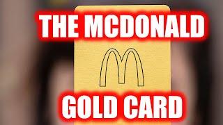 Free Food with the Mcdonald's Gold Card #shorts