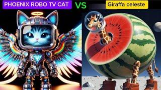 ROBO TV CAT VS Giraffa celeste