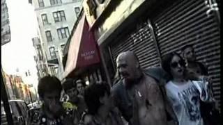 GG Allin's last video footage of his life - DVLH - (13 minutes on the streets of New York City)