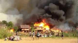 01-Ban Mae Surin Refugee Camp fire