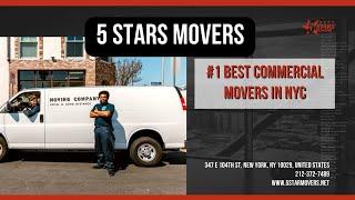 #1 Best Commercial Movers in NYC | 5 Stars Movers | www.5starmovers.net