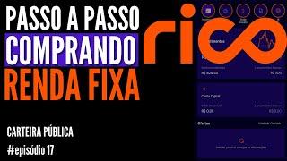 PASSO A PASSO - RENDA FIXA CORRETORA RICO | Carteira pública