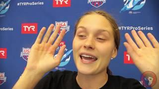 Olivia Smoliga on Training Camp: "I was going 1:13's 100 Backstroke Fast"