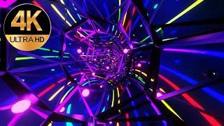 10 Hour 4k TV Fast Moving Relaxing NEON Blue Pink Color Abstract Background Video, Screensaver