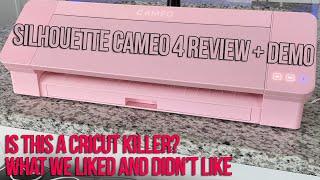 SILHOUETTE CAMEO 4: Is the Silhouette better than Cricut?