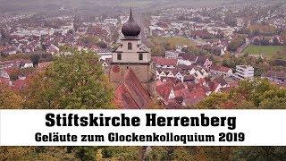 HERRENBERG (D), Stiftskirche St. Marien, Geläute zum Glockenkolloquium (5./6. Oktober 2019)