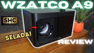 PARRUDO e COMPETENTE! Projetor WZATCO A9 Review