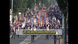 Gerry Kelly welcomes peaceful Ardoyne parade