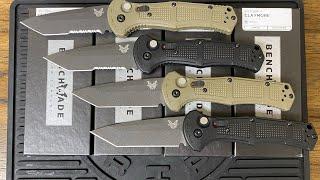 Benchmade 9071BK, 9071BK-1, 9071SBK, 9071SBK-1 Claymore Tanto Blade Automatic Knives