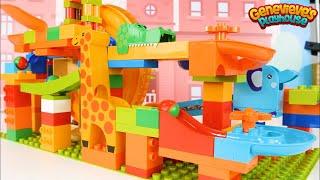 Best Marble Maze Building Block Toy Learning Videos for Kids!