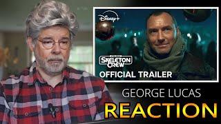 George Lucas REACTION Star Wars Skeleton Crew Trailer | DEEPFAKE