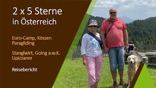 Euro-Camp und Paragliding in Kössen |  Stanglwirt und Lipizzaner in Going am wilden Kaiser