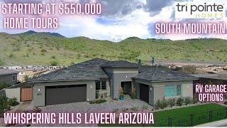 South Mountain Home Tours [Gated Community|Tri Pointe Homes|Awesome Mountain Views|Laveen Arizona]