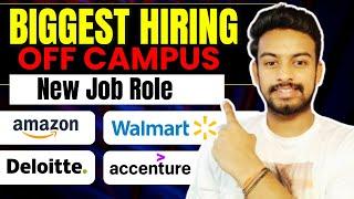 Amazon, Walmart, Deloitte New Hiring Announced | OFF Campus Drive For 2024, 2023 Batch | Fresher