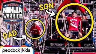 Son CRUSHES Dad in the Course and More Family Competition! | AMERICAN NINJA WARRIOR JUNIOR