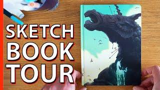 UNLOCK CREATIVITY - SKETCHBOOK TOUR How I got more creative 