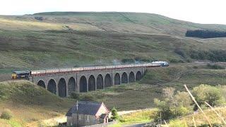 The returning Fellsman A4 60007 Sir Nigel Gresley at Garsdale, 'with great views' 11 09 2024