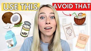 You’re Using The WRONG Coconut Milk… (Coconut Milk vs. Coconut Water)