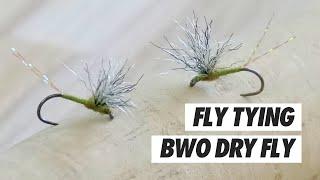 Fly Tying // Blue Wing Olive Salt & Pepper BWO Dry Fly Pattern