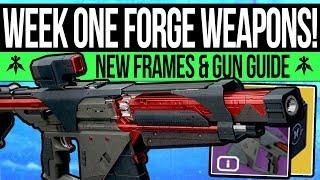 Destiny 2 | Week One FORGE WEAPONS! How to Unlock Ringing Nail, Hammerhead & Perk Roll Guide (Forge)