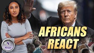 Africans Go Out To The Streets To Celebrate Trump's Win