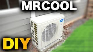 How To Install A MrCool DIY Ductless Mini Split YOURSELF! - FAST and EASY!