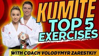 TOP 5 Best Exercises For Kumite In Karate with Volodymyr Zaretskiy