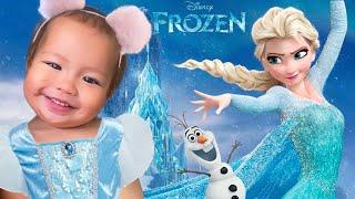 Sacagawea’s 1st Frozen Birthday Party w/ MOM OF 10