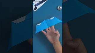 how to make world best glider plane #shorts #youtubeshorts #origami @flyingpapers