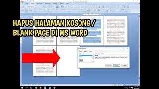 Cara menghapus halaman kosong atau Blank Page di Ms Word 2007,2010, dan 2013