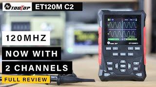 [BRAND NEW] Tooltop ET120M C2 Oscilloscope ⭐ 120Mhz ⭐ 2 Channels + Function Generator