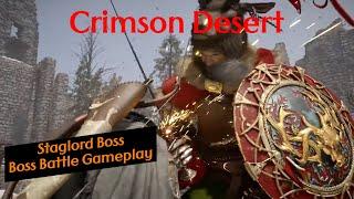 Crimson Desert – Staglord Boss Battle Gameplay  gamescom 2024