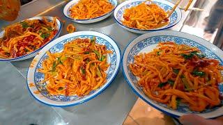 Let’s learn how to make “Xinjiang-style dry fried noodles”!