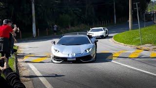 ABSURDO!! NOVITEC AVENTADOR SV e AVENTADOR SVJ CHEGARAM DESTRUINDO TUDO NO EVENTO! #motorgridbrasil