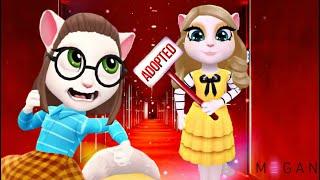 M3GAN Adopted Me! || My Talking Angela 2