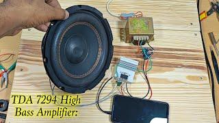 TDA 7294 High Bass Amplifier: Unleash Powerful Sound