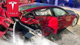 TOP 20 BIGGEST TESLA CRASHES EVER RECORDED