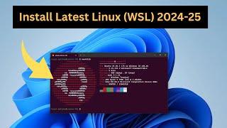 How to Install Ubuntu on Windows 11 (WSL- Windows Subsystem for Linux in 2024-2025)