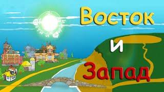 Восток и Запад. Откуда встает и где садится солнце. Кто ставит людей на путь истинный.