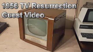 Guest Video 1956 Record Soviet Television Телевизионный радиоприёмник Рекорд Resurrection