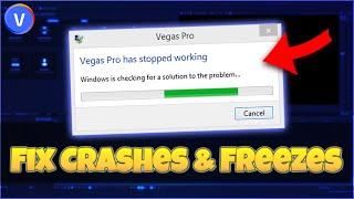 VEGAS Pro 20: How To Fix Crashes & Freezes - Tutorial #587