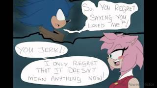 Comics of Sonamy Sonic Dark Love