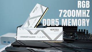 How To Install DDR5 Ram 2024 | Kingsman Vertex RGB 7200MHz DDR5 RAM Review