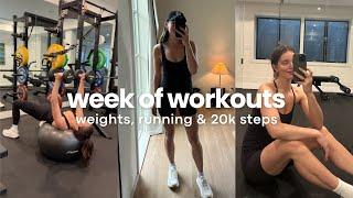 One Week Of Workouts | My Workout Schedule  | My 40 LBS Weight Loss Workout Regime | Emily Didonato