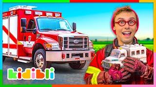 Let's learn about Firetrucks! | Educational Videos for Kids | Kidibli