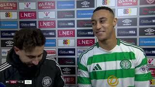 Adam Idah & kuhn post match | Hearts vs Celtic 1-4 | Sky Sports News #celtic #football #parkhead