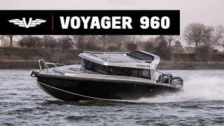 Aluminium boat VOYAGER 960 CABIN with 2 x Yamaha F250 // by Volzhanka boats manufacturer: VBOATS