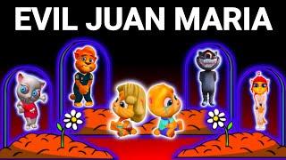 GOOD-BYE EVIL JUAN MARIA | SCARY TALKING JUAN | EVIL MARIA SCARY | TALKING TOM ANGELA 