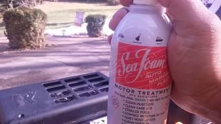 Snow Blower Carburetor Cleaning with Seafoam